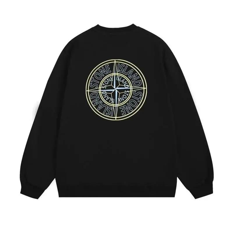 Stone Island Compass Logo Sweatshirt - White vista 3