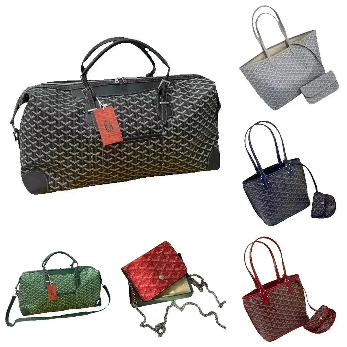Ver las 4 fotos Goyard Saint Louis Duffle Bag