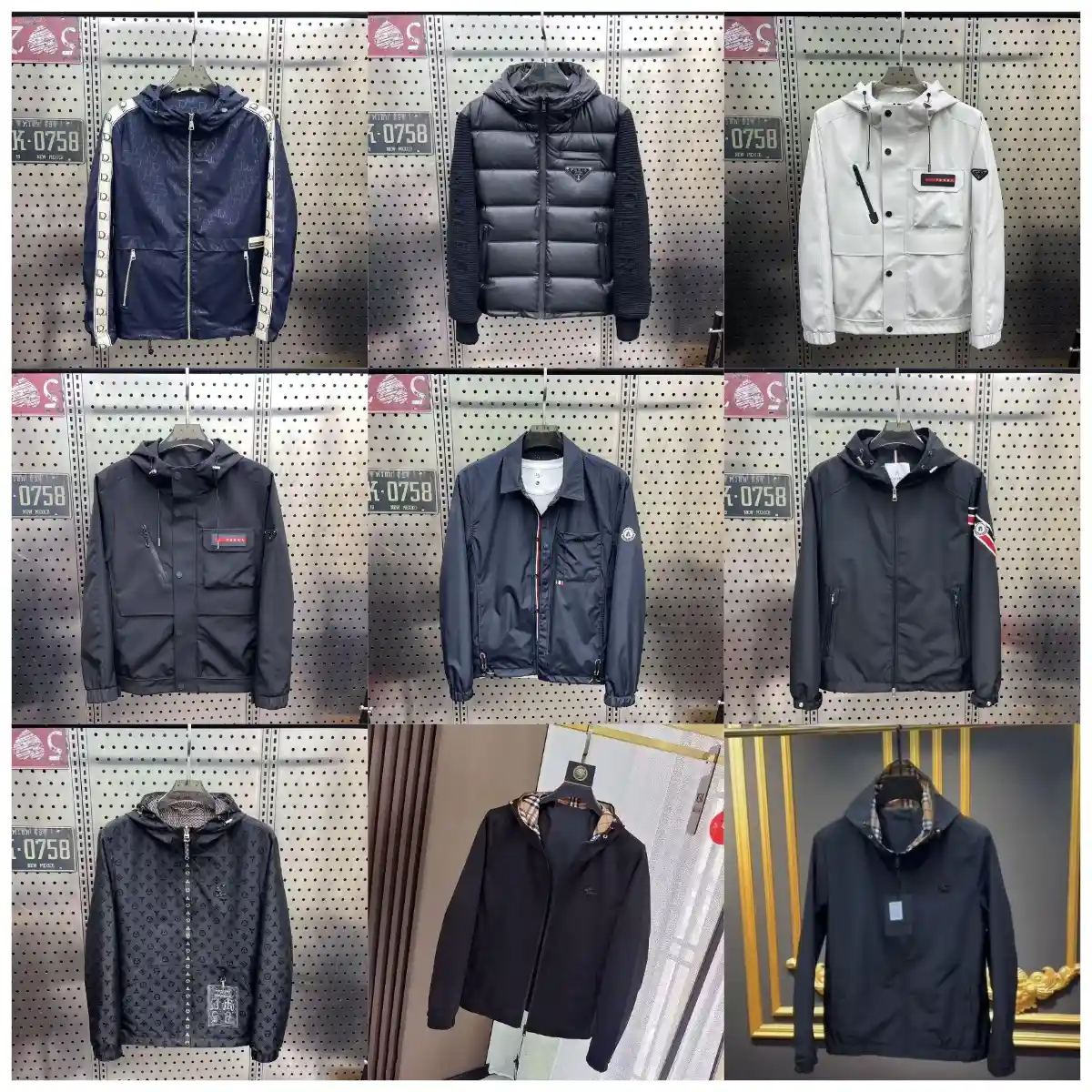 Ver las 4 fotos Fendi Dior Prada Moncler LV Burberry Jackets (40 styles)