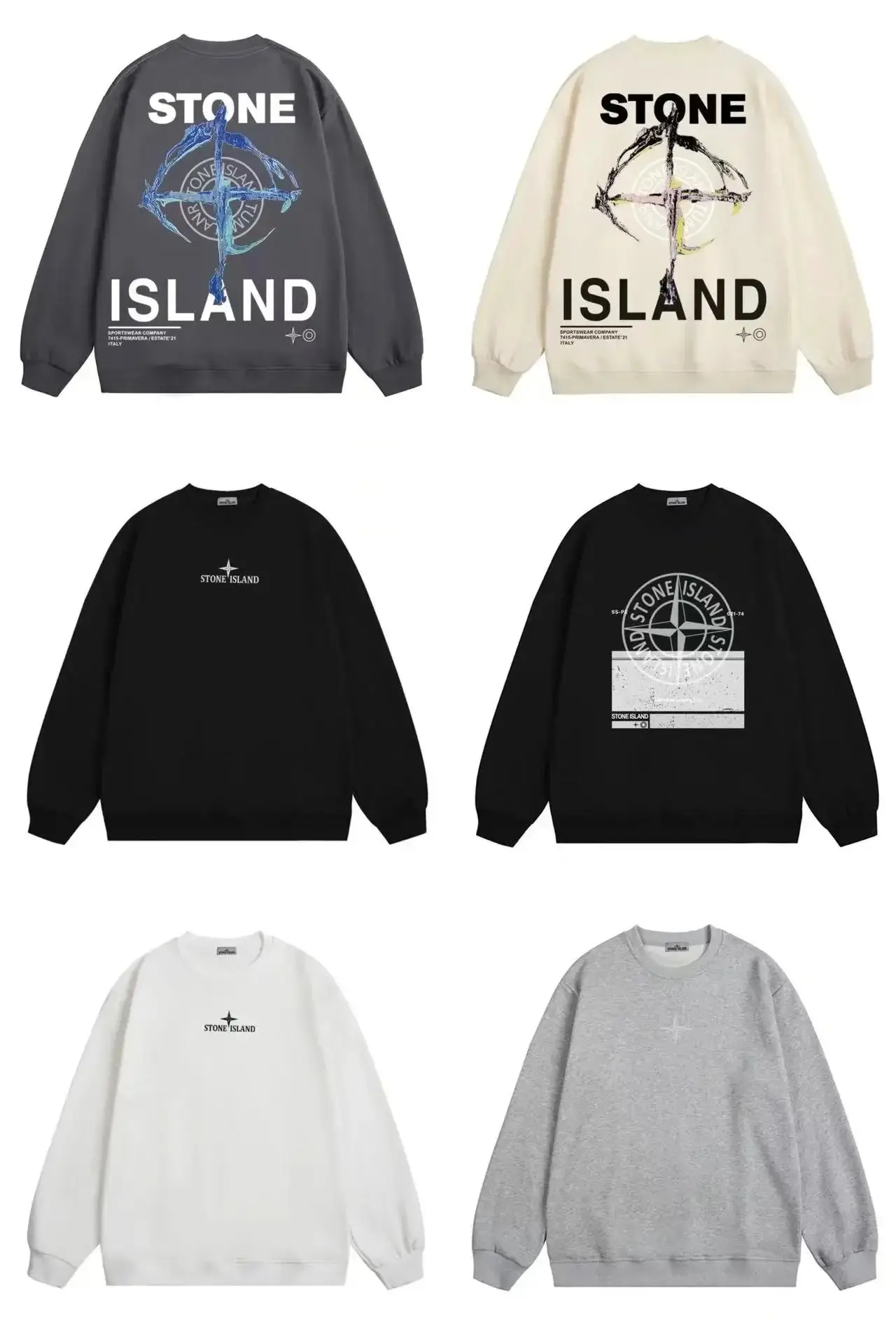 Stone Island Compass Logo Sweatshirts [35 styles]