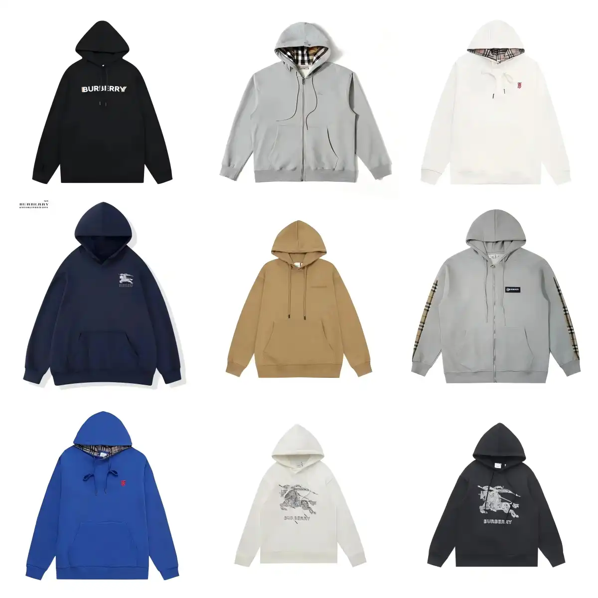 Ver las 4 fotos Burberry Hoodie Long sleeve cardigan jacket and coat